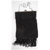 Image 1 : 19th c. Jet beaded bag/purse