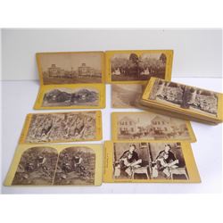 30 antique stereo optic viewer cards