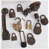 Image 8 : Collection of 12 assorted locks