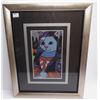 Image 1 : Abstract cat print framed