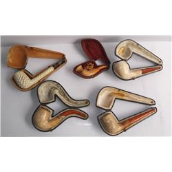 5 meerschaum pipes
