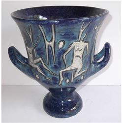 Made in Italy double handled figure vase