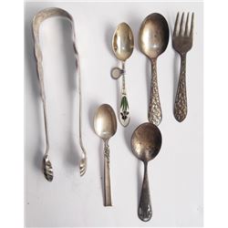 6 sterling utensils