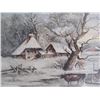 Image 2 : Oil on canvas winter scene