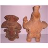 Image 2 : 2 terra cotta Columbian pottery figures