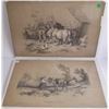 Image 7 : 10  19th c. hand colored engravings