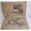 Image 9 : 10  19th c. hand colored engravings