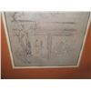 Image 2 : Japanese framed drawing