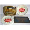 Image 1 : 3 beer advertising serving trays