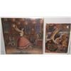 Image 1 : 2 mixed media paintings