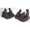 Image 2 : 2 bronze boy scouts statues