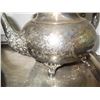 Image 3 : 4 piece silver plate tea set & serving tray