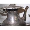 Image 6 : 4 piece silver plate tea set & serving tray