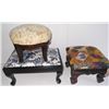Image 1 : 3 upholstered foot stools