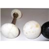 Image 2 : 22 porcelain, brass & copper door knobs