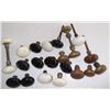 Image 4 : 22 porcelain, brass & copper door knobs