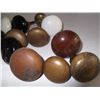 Image 7 : 22 porcelain, brass & copper door knobs