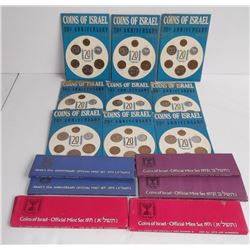 15 sets of Israeli coins