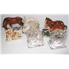 Image 1 : Collection of 6 horse statues
