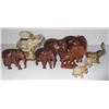 Image 1 : Collection of 10 elephant figures