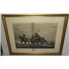 Image 1 : Large Engraving titled "Am Strande"