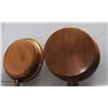 Image 4 : 2 antique brass bed warming pans