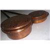 Image 7 : 2 antique brass bed warming pans
