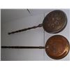 Image 1 : 2 antique brass bed warming pans