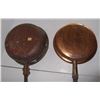 Image 2 : 2 antique brass bed warming pans