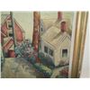 Image 2 : Oil on canvas house scene
