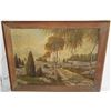 Image 1 : Oil on board landscape