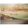 Image 2 : Oil on board houses in valley scene