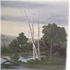 Image 2 : Large oil on canvas lake scene
