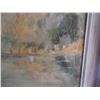 Image 2 : Oil on board  lake scene