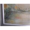 Image 3 : Oil on board  lake scene