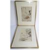 Image 1 : 2 Chinese framed bird prints