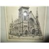 Image 4 : Church scene etching signed Edith Nankivell