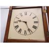 Image 4 : Large oak case wall hanging clock
