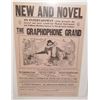 Image 1 : Advertising poster for The Graphophone Grand