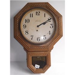 Ingraham Regulator wall hanging clock