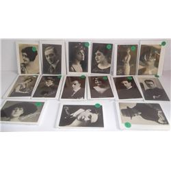 15 portrait film star postcards