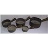 Image 1 : Set of 5 brass nesting pots