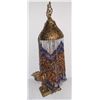Image 1 : Mid-century Brass & beaded camel lamp