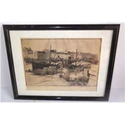 Paris engraving by E.T.Howes