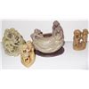 Image 1 : 4 Vintage soapstone monkeys