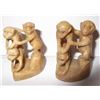 Image 2 : 4 Vintage soapstone monkeys