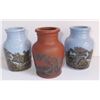 Image 1 : 3 Prattware mustard pots