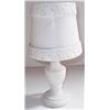 Image 1 : C. 1920 white marble lamp