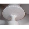 Image 2 : C. 1920 white marble lamp