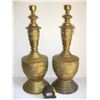 Image 3 : Pair of large brass brass candlesticks